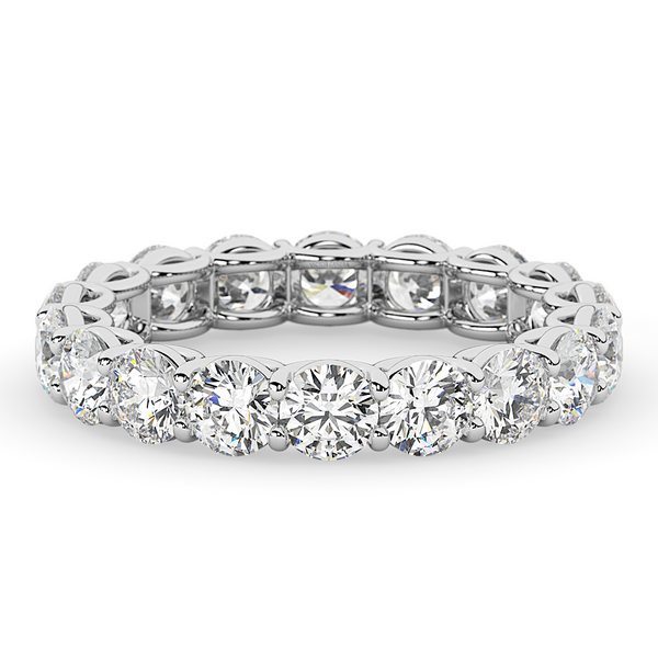 2 CTW Round Lab-Grown Diamond Eternity Band in 14K Gold, photo 1
