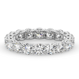 2 CTW Round Lab-Grown Diamond Eternity Band in 14K Gold