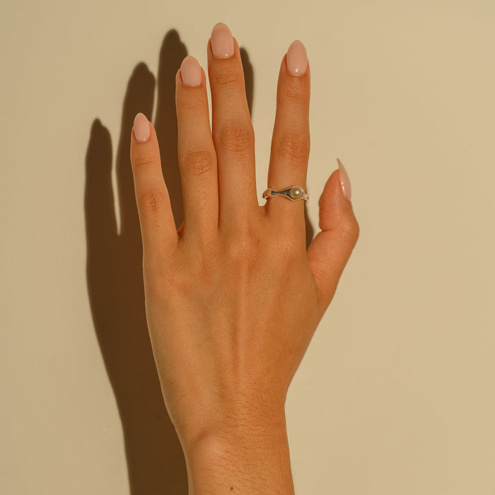 Fluid Freshwater Pearl Ring, photo 6