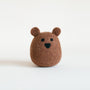 Brown Bear Wool Dog Toy, photo 1