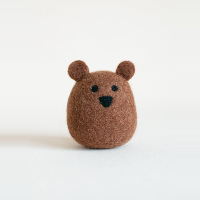 Brown Bear Wool Dog Toy, photo 1
