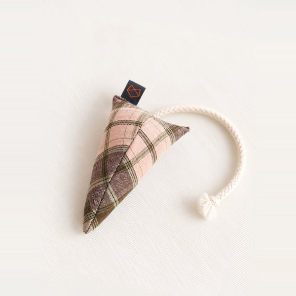 Modern Mouse Plaid and Gingham Catnip Cat Toy, photo 1