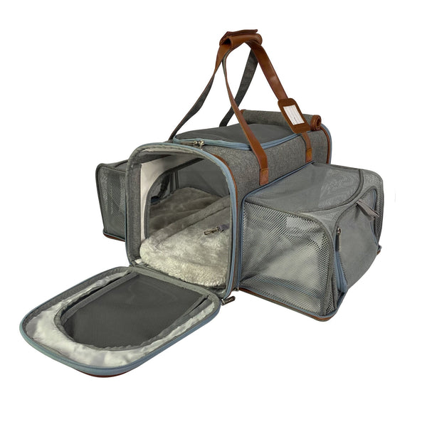 Gold Series Big Apple Double Expandable Pet Carrier, photo 1