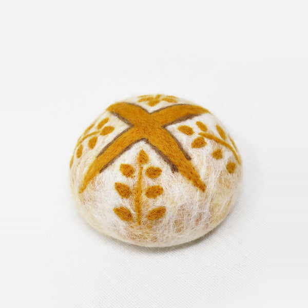Sourdough Loaf Wool Dog Toy, photo 1