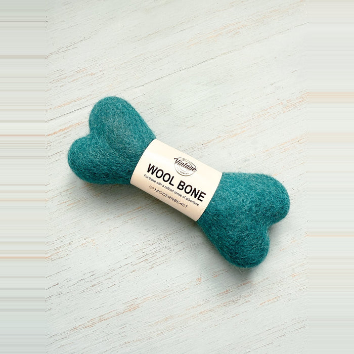 Vintage Pet Rescue Wool Bone Dog Toy, photo 1