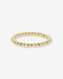 Anillo de cuentas de 2 mm en oro de 14K, foto 1
