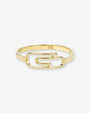 Anillo Paper Clip en oro amarillo de 14K, foto 1