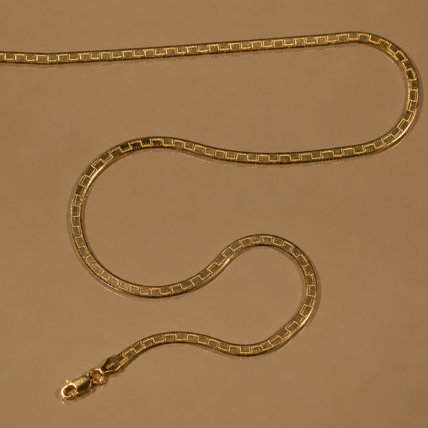 Greek Flat Chain Necklace, photo 2
