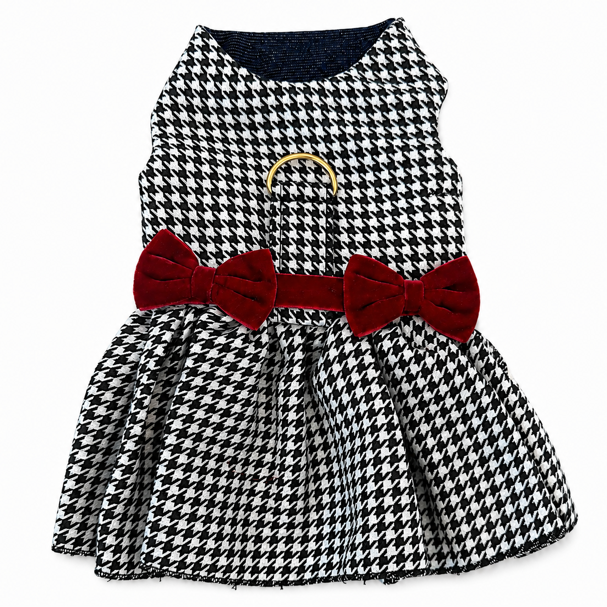 Vestido para perro Houndstooth, foto 1