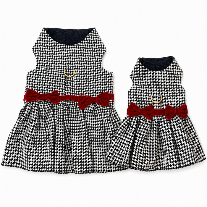 Vestido para perro Houndstooth, foto 4