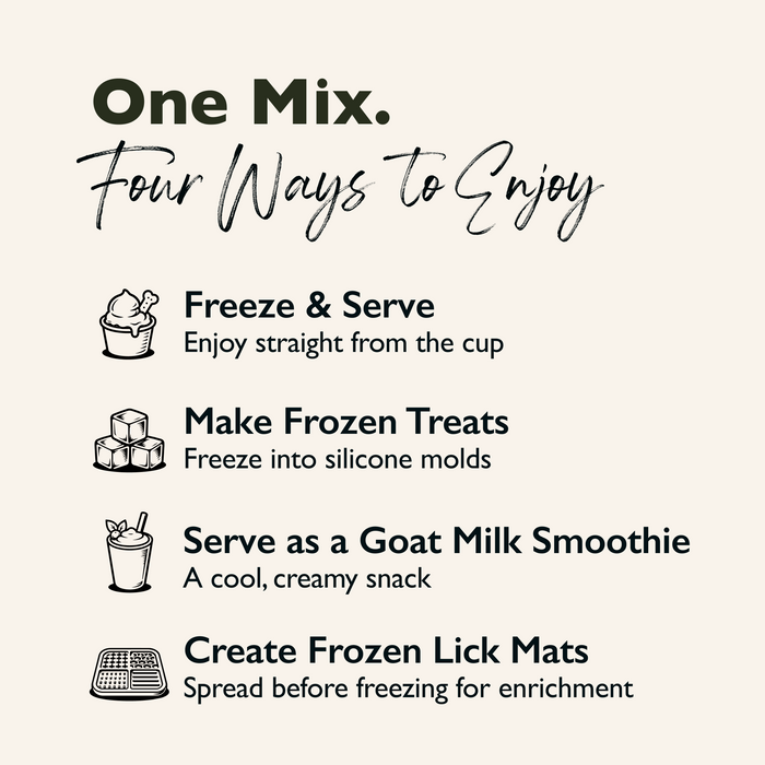 Apple Pie Goat Milk Ice Cream Mix for Dogs, photo 3