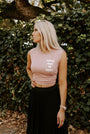 Puppies Make Me Happy Motto Crop Top