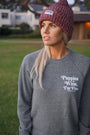 Puppies Wine & I'm Fine Crewneck Sweatshirt