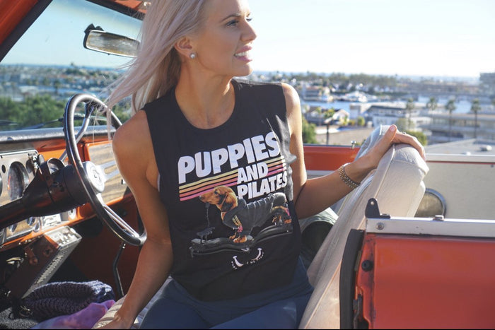 Puppies & Pilates Crop Top