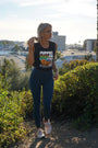 Puppies & Yoga Crop Tank