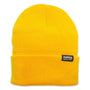 Puppies Make Me Happy Reversible Hipster Beanie in gold