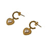 Lulu Cultured Pearl Hoop Earrings, photo 3