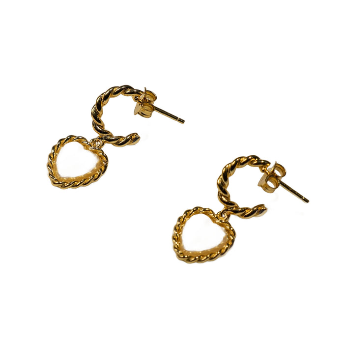 Lulu Cultured Pearl Hoop Earrings, photo 3