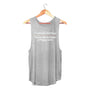 Currently Seeking Someone to Raise a Puppy With Women's Sleeveless Tank in light grey
