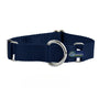 Navy Blue Nylon Martingale Dog Collar, 5/8″ and 1″ Wide, photo 1