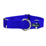 Collar martingala para perro de nailon azul rey, 5/8 pulg. y 1 pulg. de ancho, foto 1