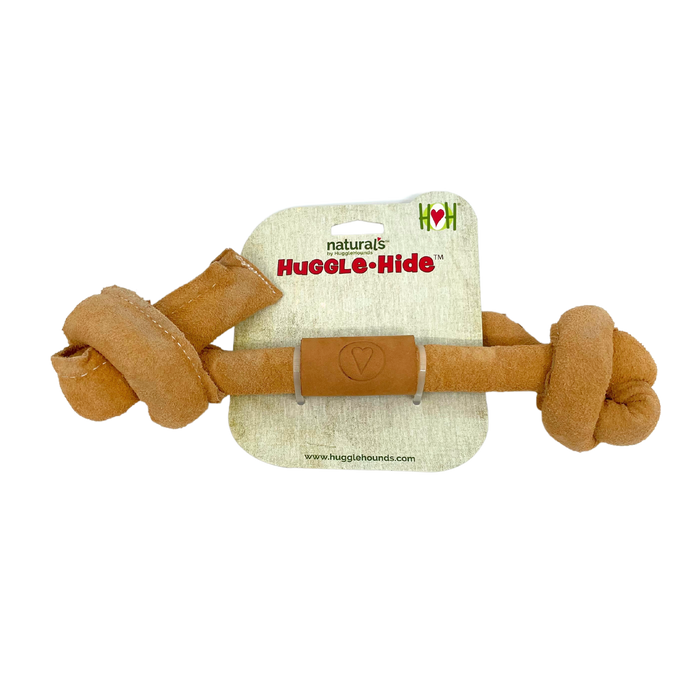 Huggle-Hide, huesos de piel natural para perro, paquete de 3, foto 4