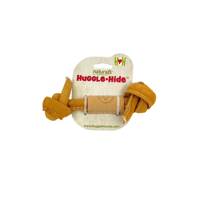 Huggle-Hide, huesos de piel natural para perro, paquete de 3, foto 2