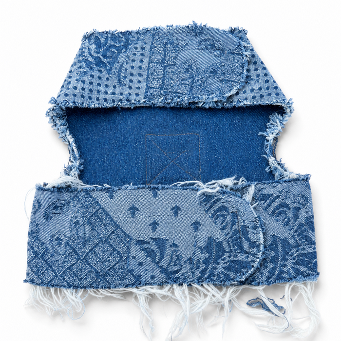 Printed Patchwork Denim Harness, photo 2
