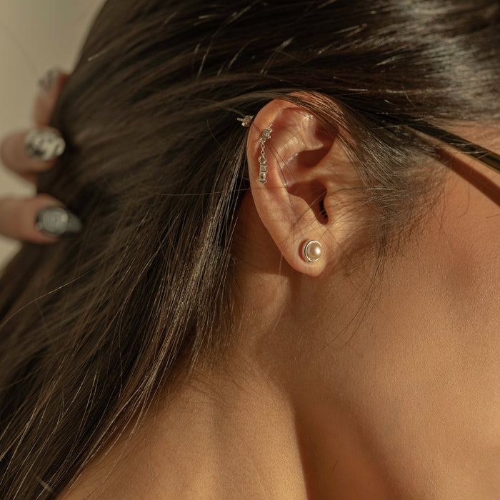Cultured Pearl Stud Earrings, photo 2