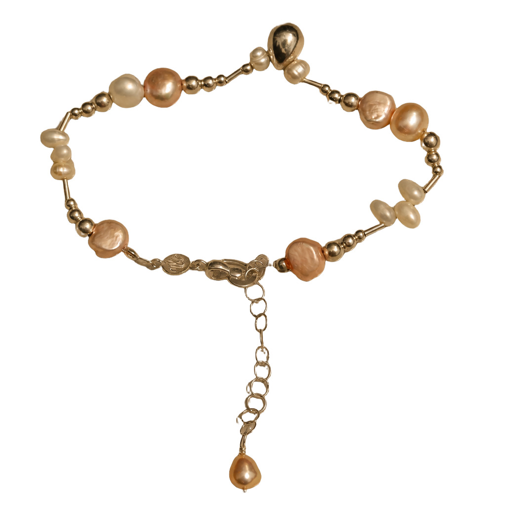 Bubble Gum Freshwater Pearl Bracelet, photo 1