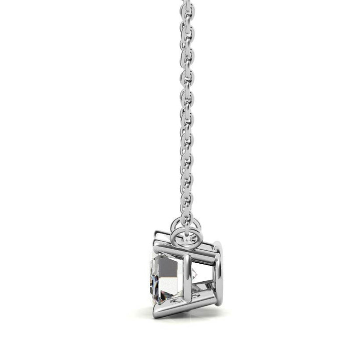 2.00 CTW Emerald-Cut Lab-Grown Diamond Pendant in 14K Gold, photo 3