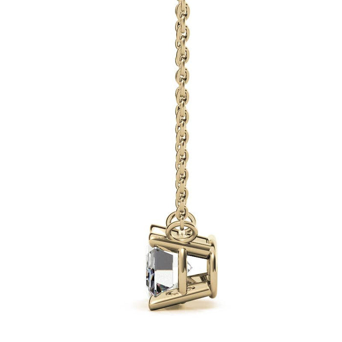 2.00 CTW Emerald-Cut Lab-Grown Diamond Pendant in 14K Gold, photo 8