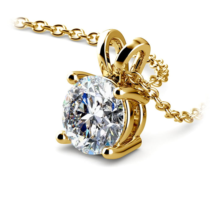 2.00 CTW Lab-Grown Diamond Solitaire Pendant in 14K Gold, photo 8