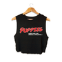 D.A.R.E. Puppies Keep Kids Off Drugs & Alcohol Crop Tank in black