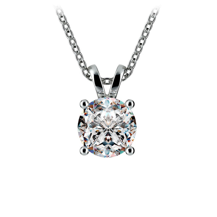 2.00 CTW Lab-Grown Diamond Solitaire Pendant in 14K Gold, photo 12