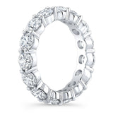 4.00 CTW Lab-Created Moissanite Eternity Band, Gold-Plated