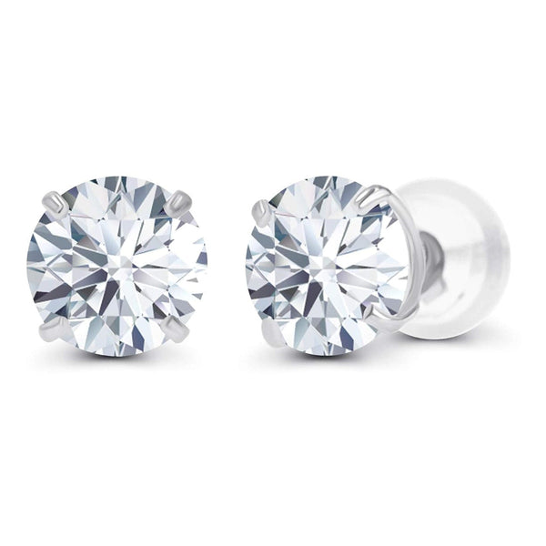 2.50 CTW Lab-Grown Diamond Stud Earrings in 14K Gold, photo 1
