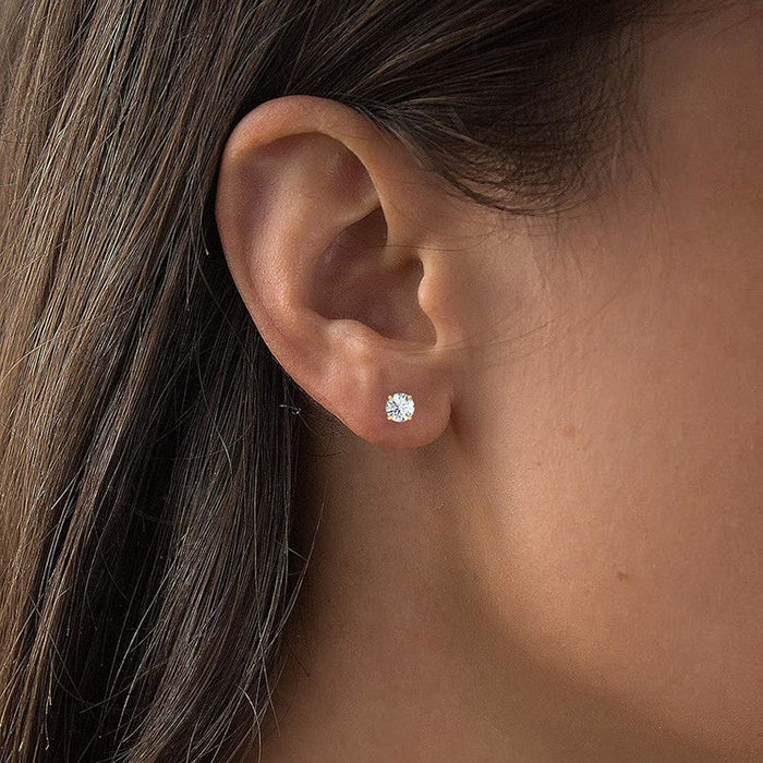 3.00 CTW Lab-Grown Diamond Stud Earrings in Solid 14K Gold, photo 7