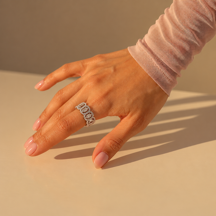 Super Glam Cubic Zirconia Ring, photo 2