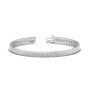 Pulsera tenis con moissanita talla princesa creada en laboratorio de 6.00 CTW, foto 1