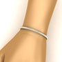Pulsera tenis con moissanita talla princesa creada en laboratorio de 6.00 CTW, foto 7