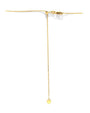 Gargantilla de cadena cubana con diamante en bisel en oro de 14K, foto 6