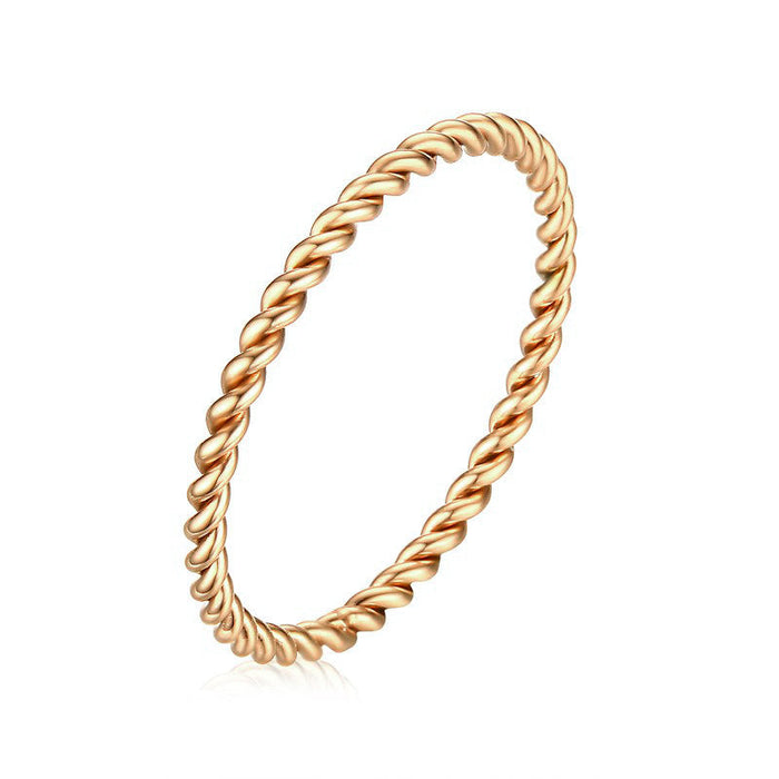 14K Gold Twist Band, photo 6