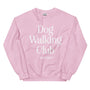 Dog Walking Club Unisex Crewneck Sweatshirt in light pink