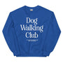 Dog Walking Club Unisex Crewneck Sweatshirt in true royal