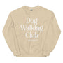 Dog Walking Club Unisex Crewneck Sweatshirt in sand