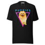 Pom Pom Unisex Tee in black