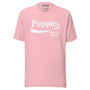 Enjoy Puppies Make Me Happy Unisex Tee in pink