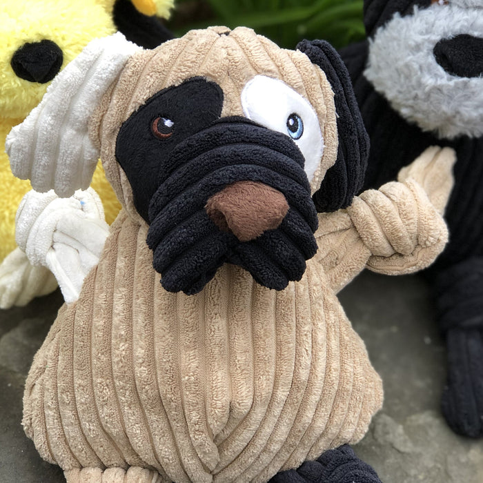 Patches HuggleMutt Knottie Plush Dog Toy, Large, photo 6