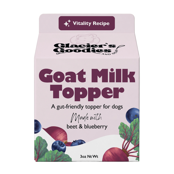 Beet and Blueberry Goat Milk Dog Food Topper, photo 1